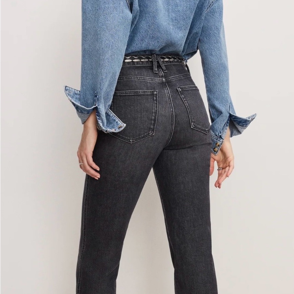 Good American High Rise Black Jeans